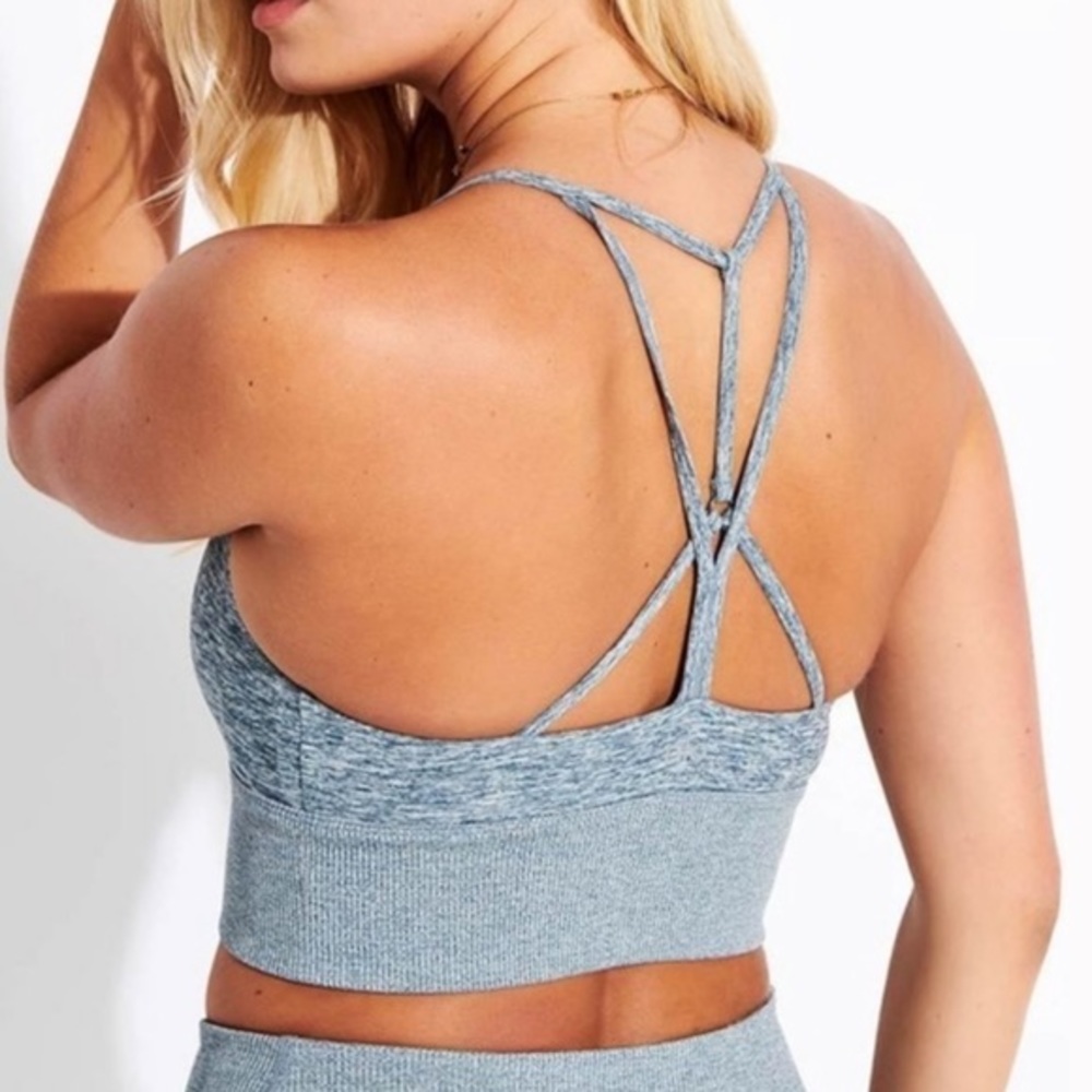 ALO Yoga Blue Sports Bra